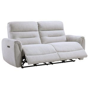 Eastre - Power Motion Sofa With USB Port - Beige Chenille