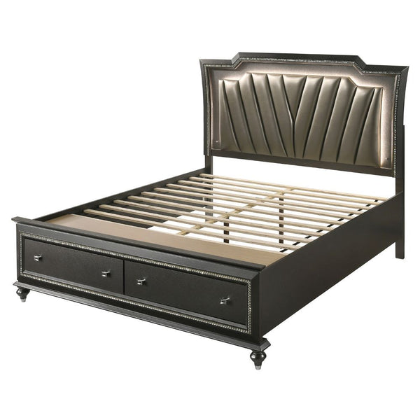 Kaitlyn - Bed (LED HB) Gray King