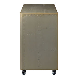 Jennavieve - Cabinet - Gold Aluminum