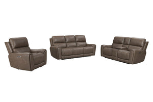 Hancock - Zero Gravity Power Reclining Sofa Set Bette Hazel 3 Pc. Sofa, Loveseat, Recliner