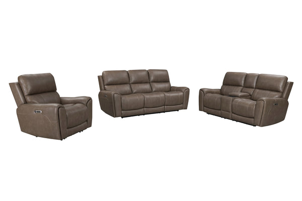 Hancock - Zero Gravity Power Reclining Sofa Set Bette Hazel 3 Pc. Sofa, Loveseat, Recliner