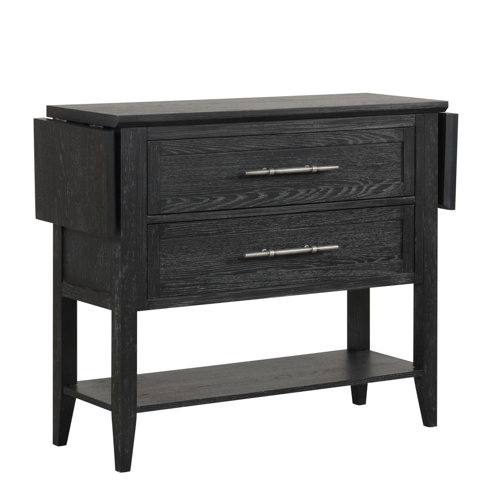 Sable Crest - Drop Leaf Server - Black