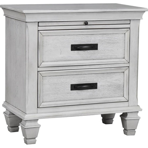 Franco - 2-Drawer Nightstand White