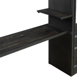 Cargo - Twin Loft Bed With Desk & Wardrobe - Gunmetal