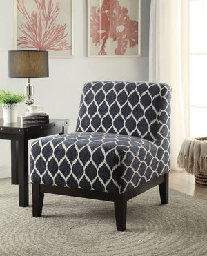Hinte - Accent Chair Dark Blue