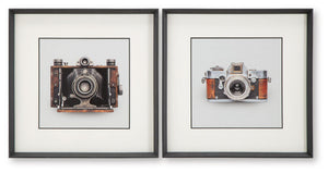 Dirkgrove - Wall Art Set (Set of 2) - Black / White / Brown