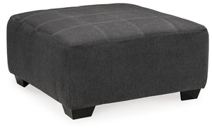 Ambee - Oversized Accent Ottoman - Slate