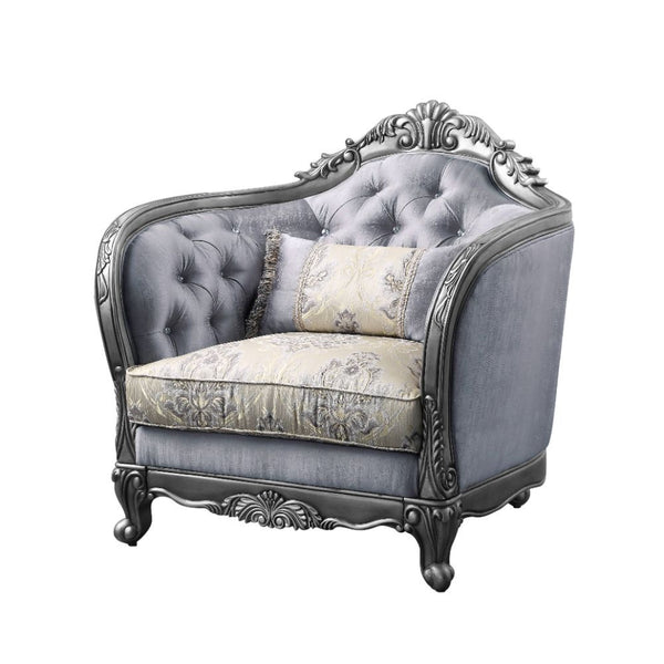 Ariadne - Chair - Fabric & Platinum