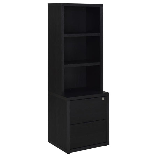 Westpark - 3-Shelf Bookcase USB And Lockable Drawer