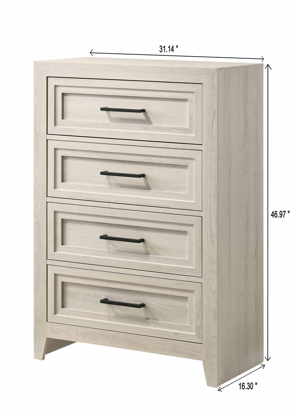 Lorraine - Chest - Antique White