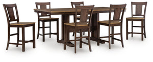 Rylandeen - Counter Height Extension Dining Table Set