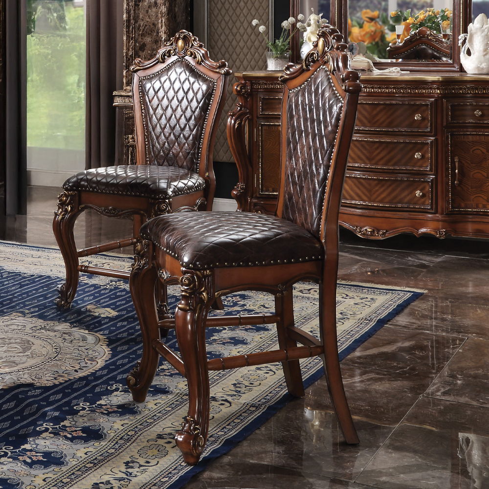 Picardy - Counter Height Chair Antique Pearl