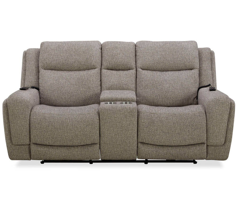 Penfield - Power Zero G Console Loveseat With Heat, Massage & Speaker P3 - Frappe