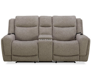 Penfield - Power Zero G Console Loveseat With Heat, Massage & Speaker P3 - Frappe
