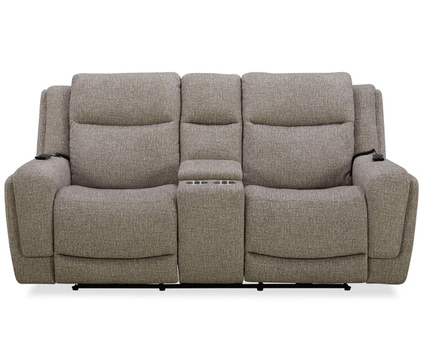 Penfield - Power Zero G Console Loveseat With Heat, Massage & Speaker P3 - Frappe