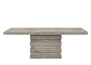 Faustine - Dining Table - Salvaged Light Oak