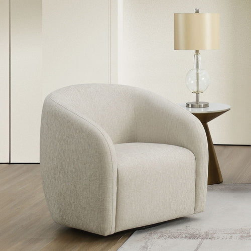 Etienne - Chair With Swivel Beige Linen
