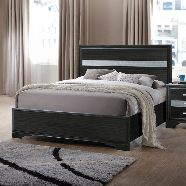 Naima - Contemporary - Bed Black Twin