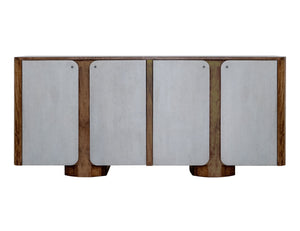 Nashville - 4 Door TV Stand/Console - Brown / Gray