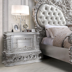 Valkyrie - Nightstand - Antique Platinum