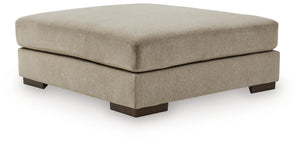 Linenhause - Oversized Accent Ottoman - Dune