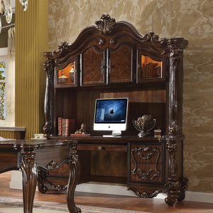 Versailles - Computer Desk & Hutch Cherry Oak