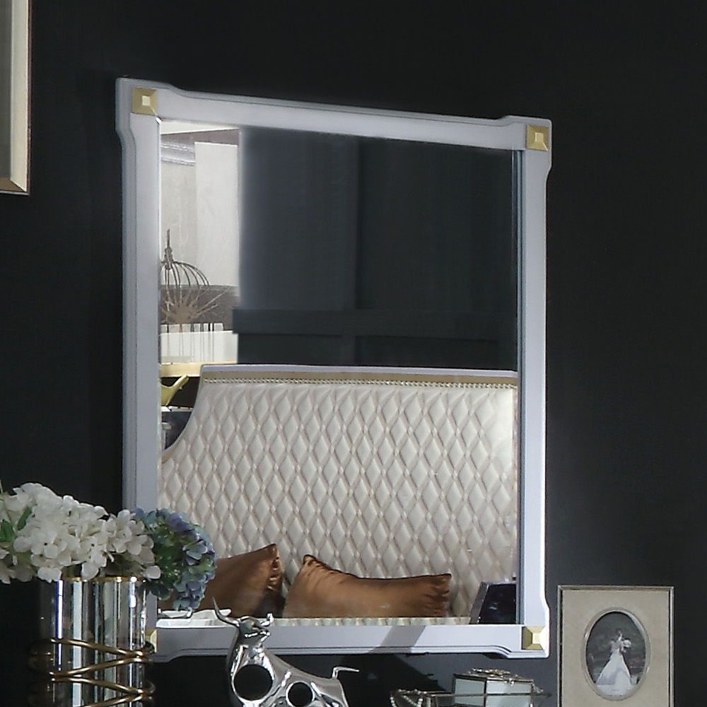 House - Marchese Mirror Pearl Gray