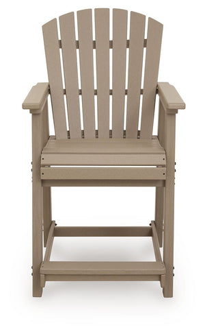 Seacliff Beach - Barstool (Set of 2) - Medium Brown