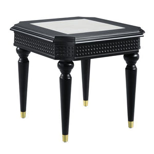 Tayden - Table With Marble Top Black End Tables