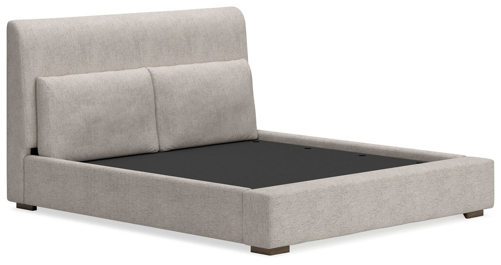 Cabalynn - Upholstered Bed Light Brown