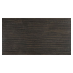 Plateau - 78" Rectangle Dining Table - Top & Base - Dark Brown
