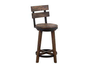 Dutton - Barstool (Set of 2) Dark Brown 18.5"W x 18.5"D x 36.75"H