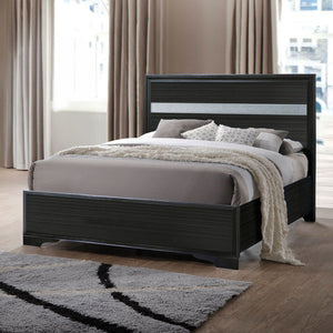 Naima - Contemporary - Bed Black Full