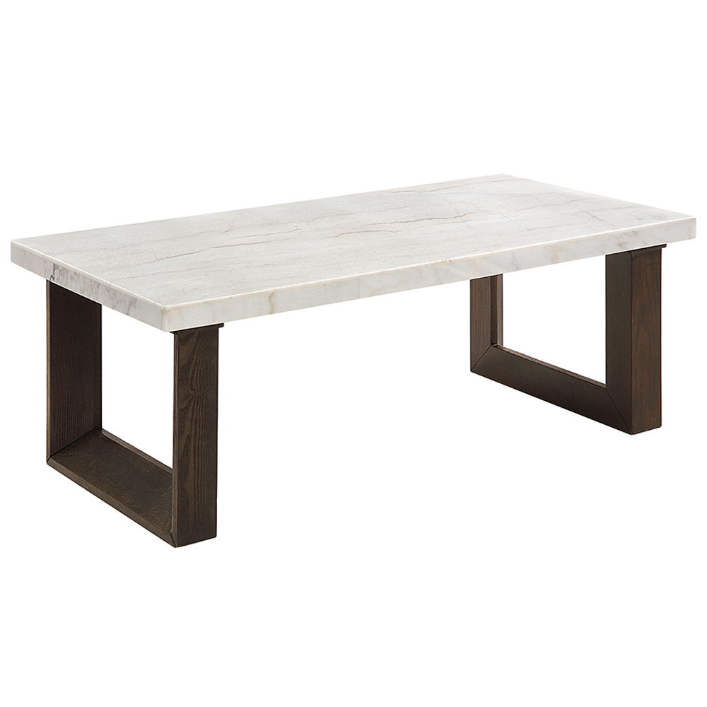 Edwyn - Table With Marble Top White Coffee Tables