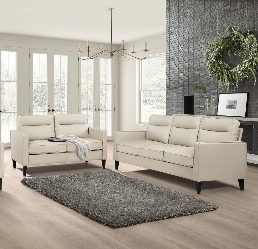 Jonah - Upholstered Track Arm Sofa Set