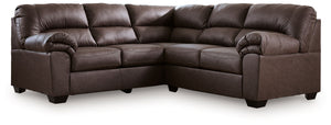 WillowBend - Sectional Dark Brown 2 Pc. Left Arm Facing Sofa Sectional