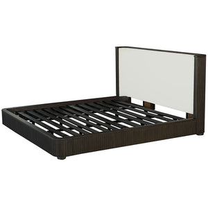 Clayten - Bed Dark Brown