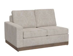 Georgia - Loveseat Beige Left Arm Facing