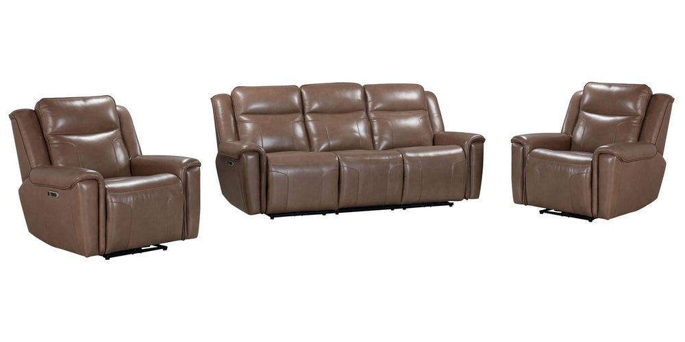 Atlantis - Reclining Sofa Set Dark Brown 3 Pc. Sofa, 2 Recliners