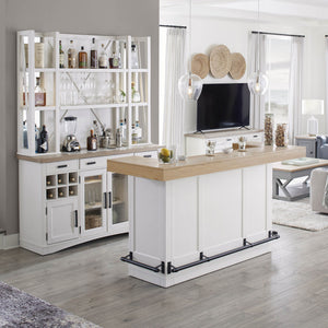 Americana Modern Dining - Bar With Quartz Insert - Cotton