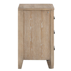 Breckenridge - 3 Drawer Nightstand With USB/C Port - Brown