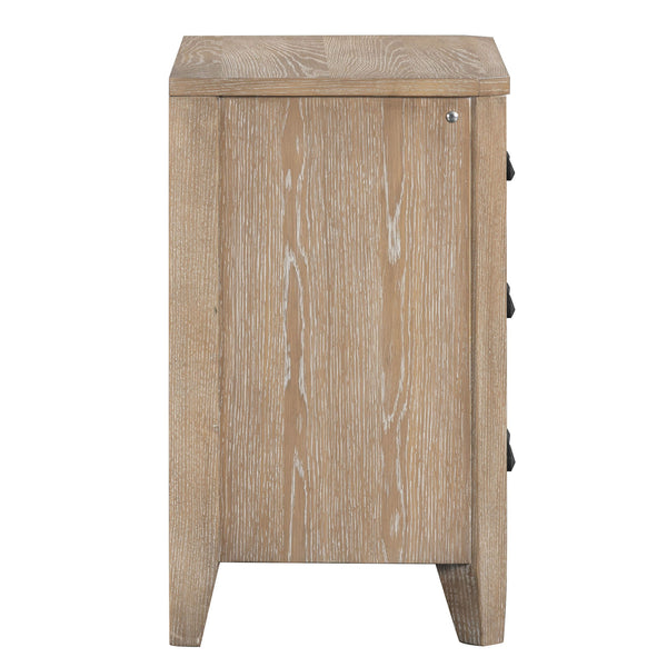 Breckenridge - 3 Drawer Nightstand With USB/C Port - Brown