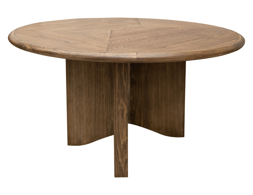 Novus Lodge - Round Table - Walnut Brown