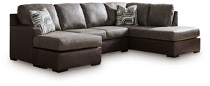 Castille Way - Sectional Dark Brown