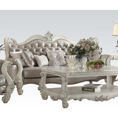 Versailles - Sofa (w/7 Pillows) Bone White