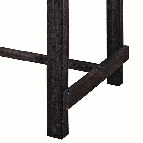 Yelena - Counter Height Table With Marble Top - Marble Top & Weathered Espresso