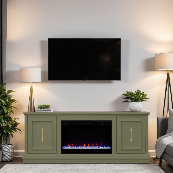 Jordan - Fireplace TV Stand