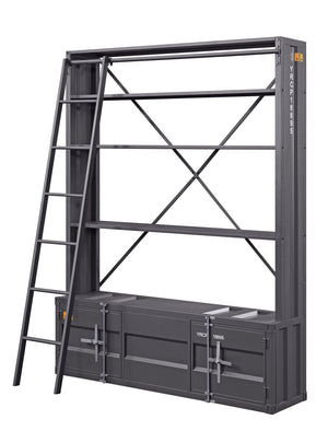 Cargo - Bookshelf & Ladder Gunmetal