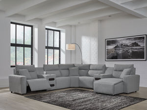 ModMax II - Salt And Pepper - Reclining Sectional