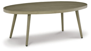 Swiss Valley - Beige -  Outdoor Coffee Table With 2 End Tables